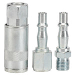 Draper Tools 1/4 BSP Air Line Coupling Set (3 Piece)