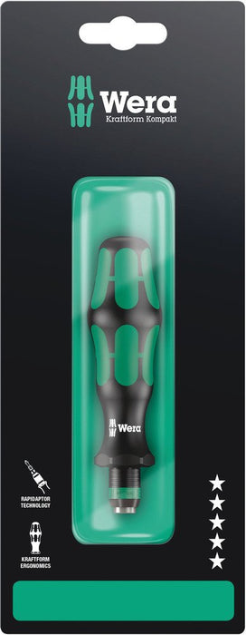 Wera 816 Bitholding Screwdriver With Rapidaptor Quick-Release Chuck 1/4