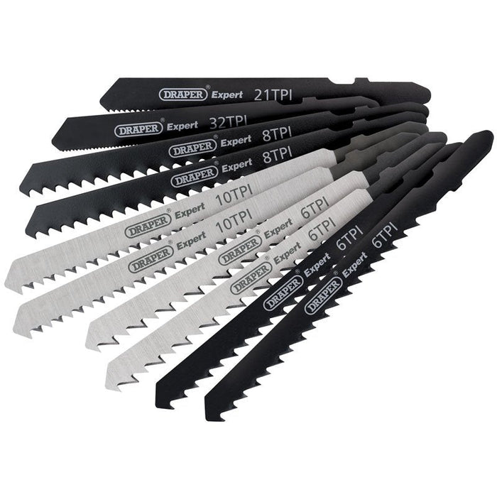 Draper Tools Assorted Jigsaw Blade Set (10 Piece)