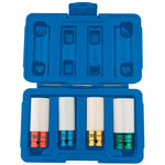 Draper Tools 1/2 Sq. Dr. Wheel Nut Sockets for Alloy Wheels (4 Piece)