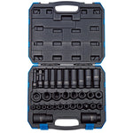 Draper Tools 3/8 and 1/2 Sq. Dr. Impact Socket Set (32 Piece)