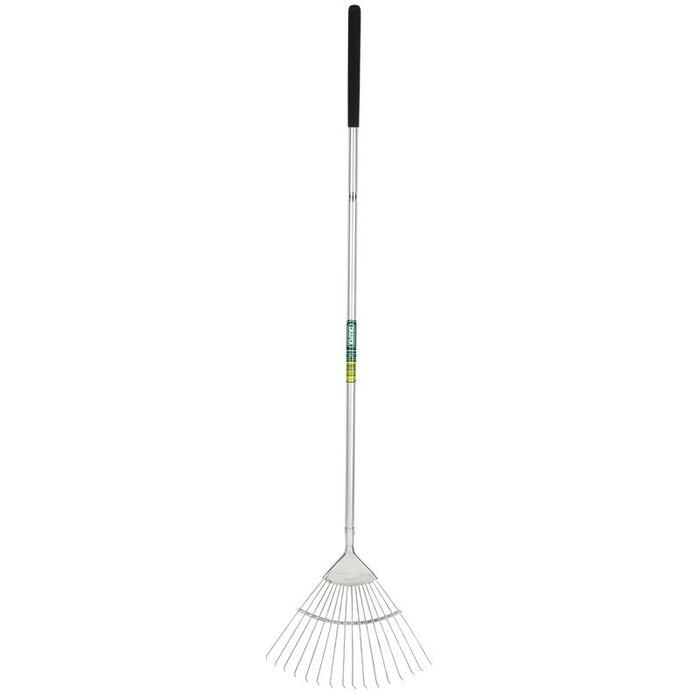 Draper Tools Stainless Steel Soft Grip Lawn Rake