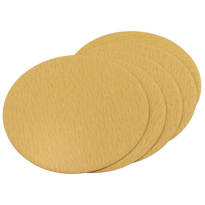 Draper Tools Five 150mm 120 Grit Aluminium Oxide Sanding Discs