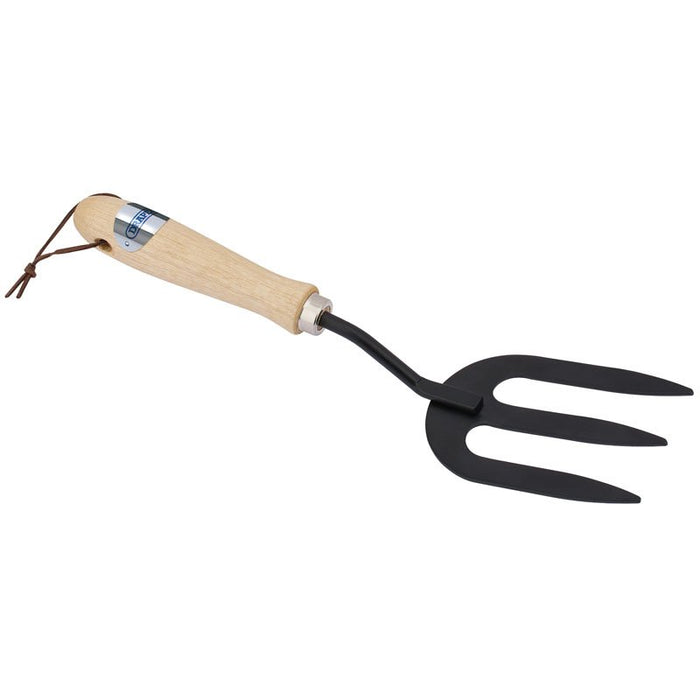 Draper Tools Carbon Steel Weeding Fork with Hardwood Handle