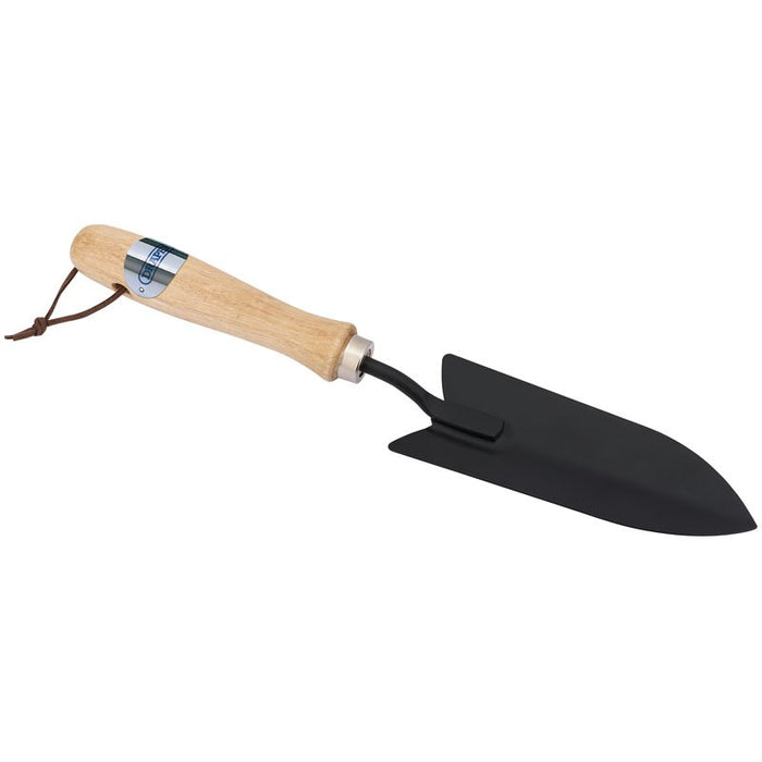 Draper Tools Carbon Steel Transplanting Trowel with Hardwood Handle