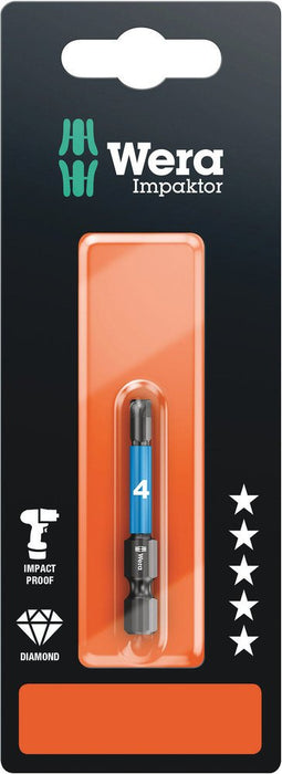 Wera 840/4 Impaktor DC Hex Bit SB 4x50mm 073944