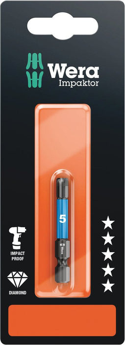 Wera 840/4 Impaktor DC Hex Bit SB 4x50mm 073944