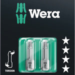 Wera 851/1 Torsion Phillips Bits PH 1x25mm 2 Pce 073323