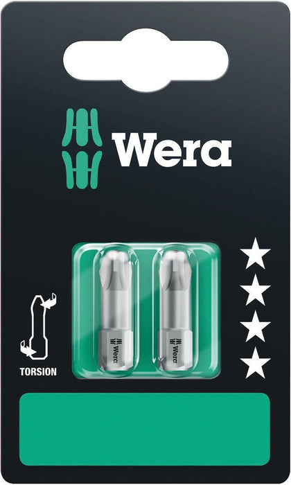 Wera 851/1 Torsion Phillips Bits PH 3x25mm 2 Pce 073325