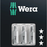 Wera 851/1 Phillps Bits 3 Pce 073307