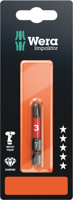 Wera 851/4 Impaktor DC Phillips Bit PH 3x50mm 073957
