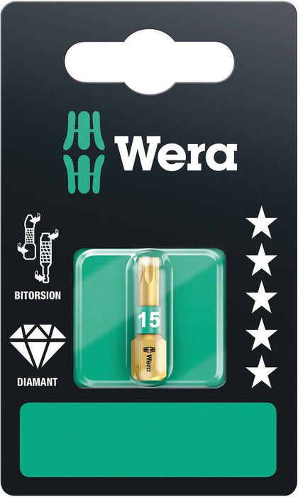 Wera 867/1 BiTorsion DC TorxÂ® BitTX15x25mm 134375