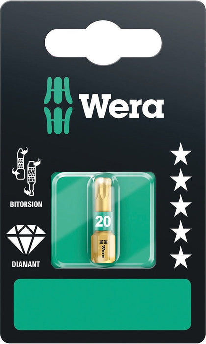 Wera 867/1 BiTorsion DC TorxÂ® BitTX20x25mm 134376