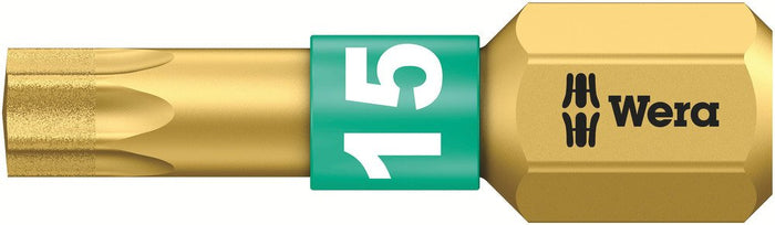 Wera 867/1 BiTorsion Diamond Coated TorxÂ® Bits TX15x25mm 066102