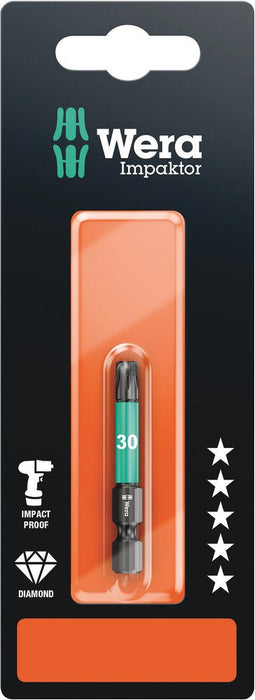 Wera 867/4 Impaktor DC Torx Bit TX30x50mm 073966