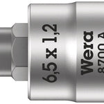 Wera 8700 Slotted Screws Bit Socket 1/4