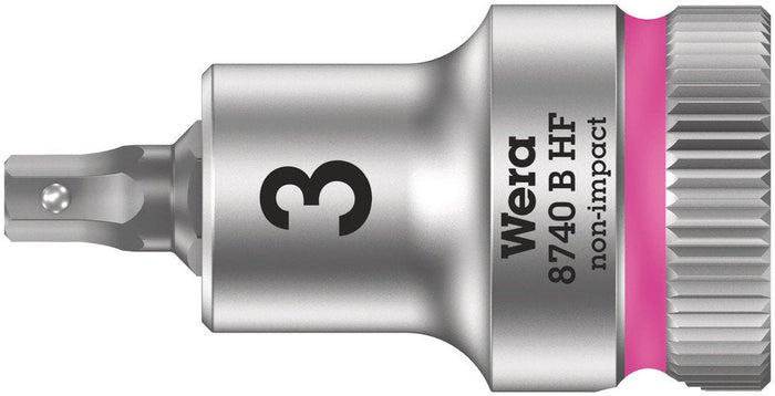 Wera 8740 Hex-Plus Bit Socket HF 3/8