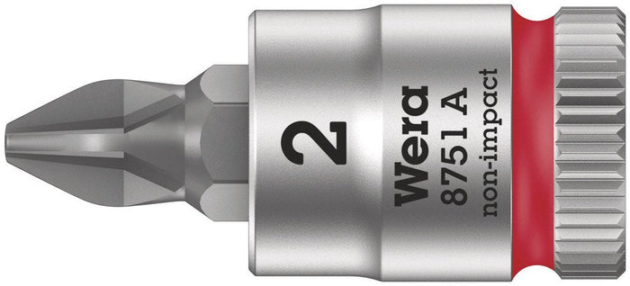 Wera 8751 Phillips Bit Socket 1/4