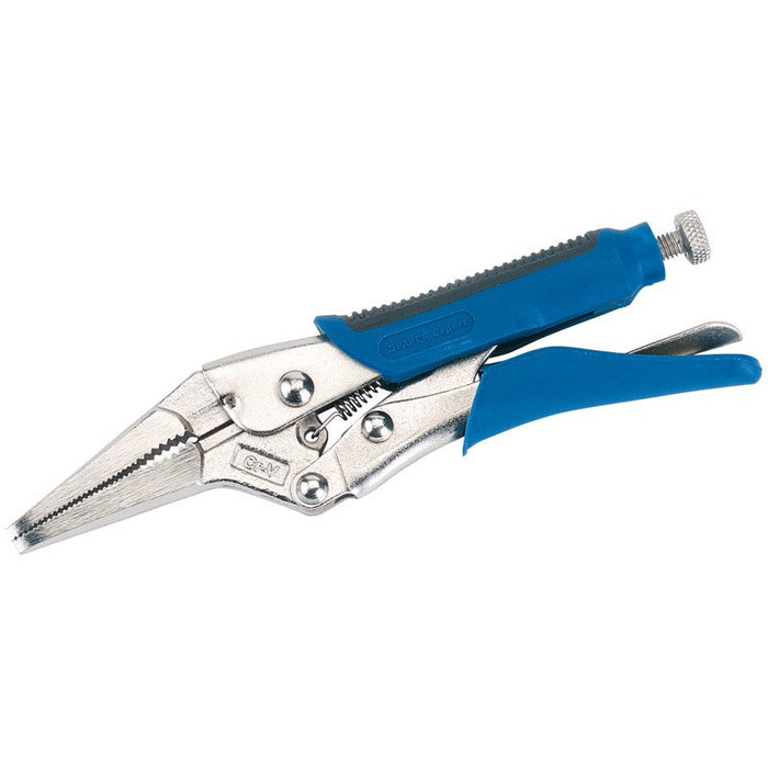 Draper Tools 165mm Soft Grip Long Nose Self Grip Pliers
