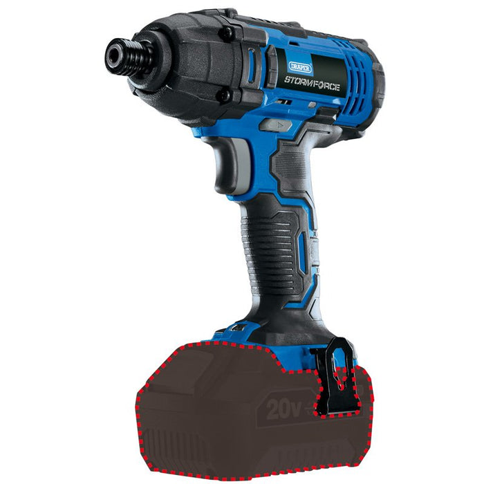 Draper Tools Storm Force® 20V Cordless Impact Driver - Bare