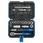Draper Tools 3/8 Sq. Dr. Metric Socket Set (34 piece)