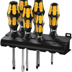 Wera 932 S/6 Screwdriver Set Chiseldriver And Rack 6 Pce 018283