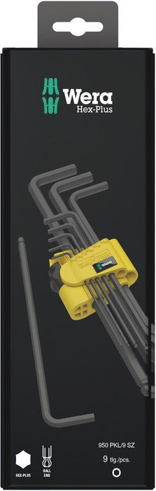 Wera 950/9 Hex-Plus Imperial L-Key Set Imperial 9 Pce 133180