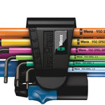 Wera 950/9 Hex-Plus + Ball End Multicolour L-Key Set Metric HF 9 Pce 022210