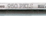 Wera 950 Long Arm Ball End Hex Key Chrome Plated - Metric