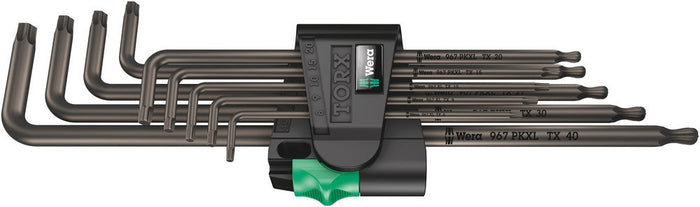 Wera 967/9 TorxÂ® L-Key Set Long 9 Pce 024460