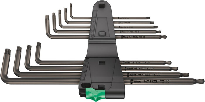 Wera 967/9 TorxÂ® L-Key Set Long 9 Pce 024460