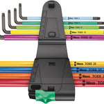 Wera 967/9 Torx Multicolour L-Key Set Long 9 Pce 024480