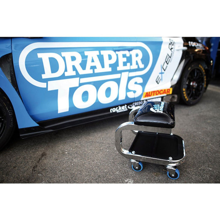 Draper Expert Evolution Work Stool with Storage, 435 x 380mm