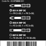 Wera Bit-Check Impaktor Bit Set 6 Pce 073890