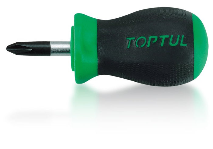 Toptul Phillips Anti-Slip Stubby Screwdriver PH2x25mm