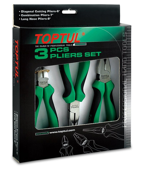 Toptul 3 Pce Plier Set