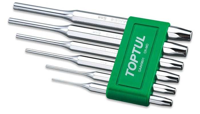 Toptul 6 Pce Pin Punch Set