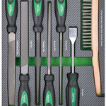 Toptul 7 Pce File Tool Set (Modular Insert Tray System)