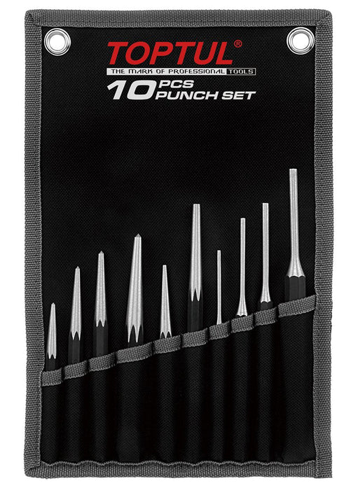 Toptul 10 Pce Punch Set