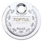 Toptul Spark Plug Gap Gauge (Coin Type)