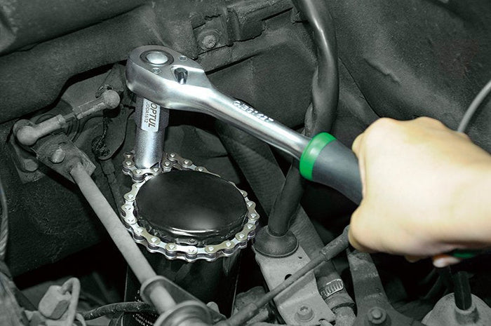 Toptul Oil Filter Chain Wrench Ã˜ 120mm Capacity