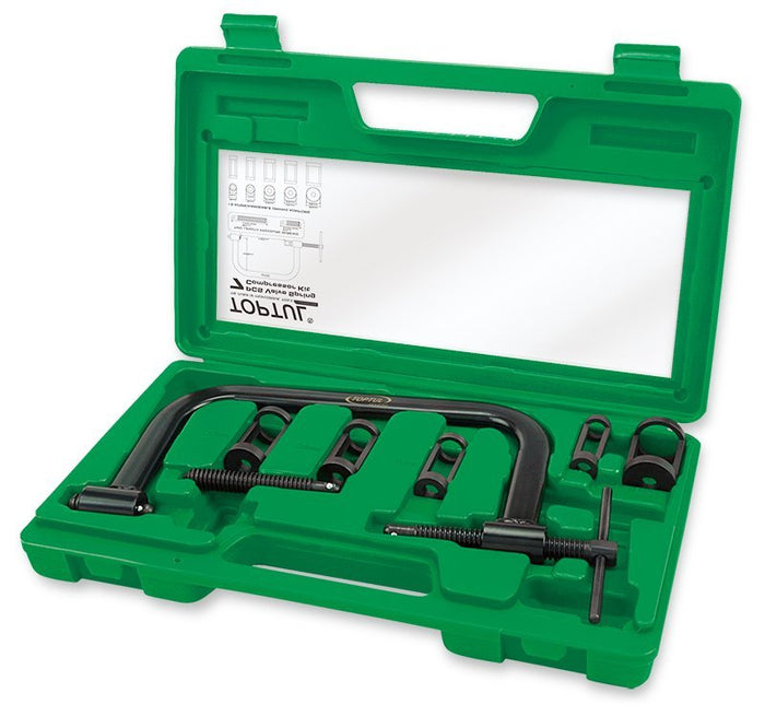 Toptul 7 Pce Valve Spring Compressor Kit
