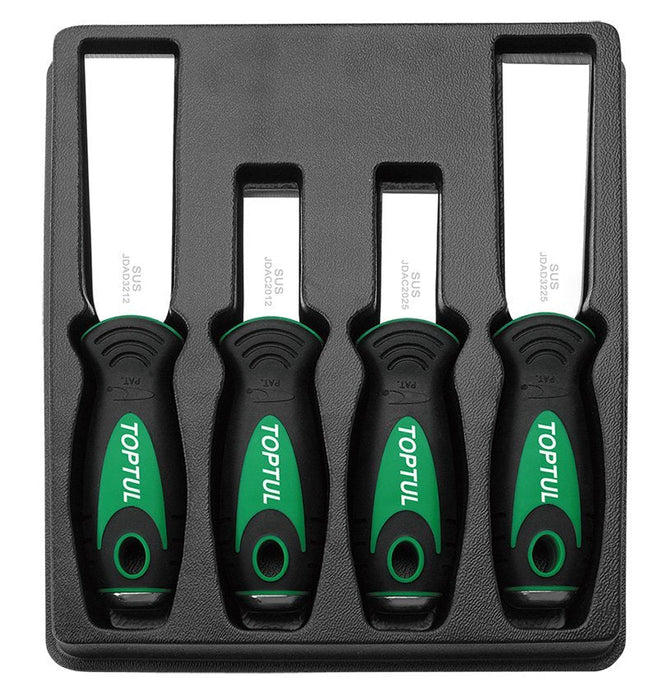 Toptul 4 Pce Stainless Steel Pinchweld Scraper Set
