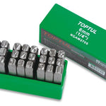 Toptul 27 Pce Letter Punch Set 5mm 7.93x61mm