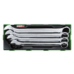Toptul 4 Pce 15° Offset Pro-Line Combination Spanner Set - Metric