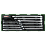 Toptul 16 Pce 15° Offset Super-Torque Combination Spanner Set - Metric