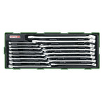 Toptul 16 Pce 15° Offset Hi-Performance Combination Spanner Set - Metric