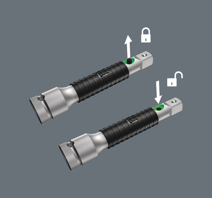 Wera 8796 Flexible-Lock Extension With Free-Turning Sleeve Long 1/2