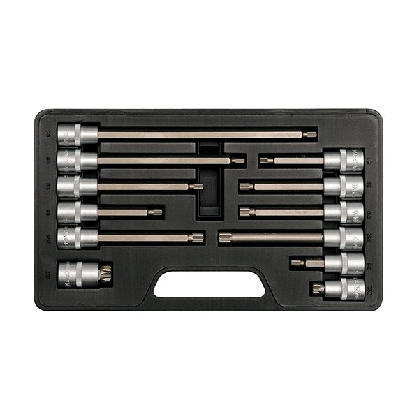 Yato Europe 12 Pce Spline Socket Bit Set