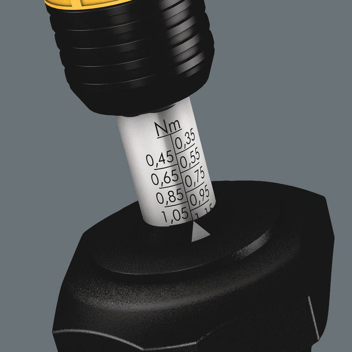 Wera Series 7400 ESD Adjustable Torque Screwdriver 10.0-34.0 Ncm 074780